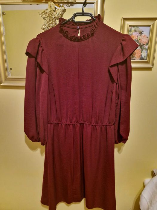 Sukienka bordowa