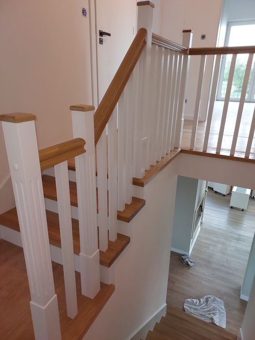 Schody dębowe, jesionowe