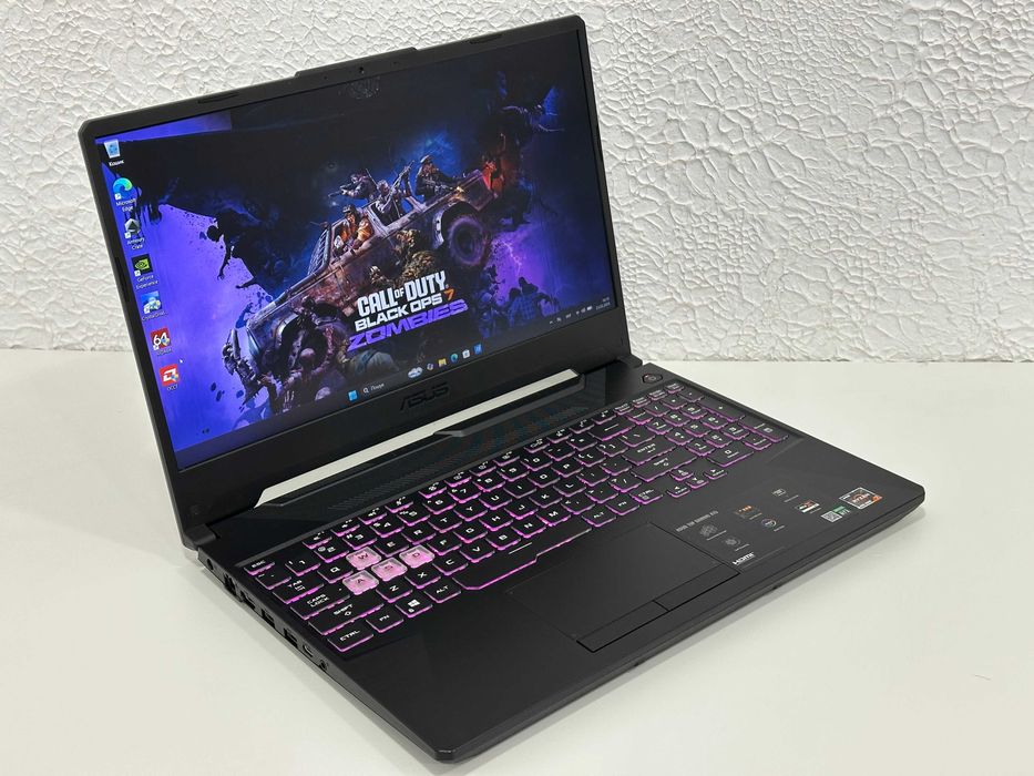 Ігровий Asus TUF F15/RGB/8(16)ядра/R7-4800H/16gb/512gbSSD/RTX 2060 6GB