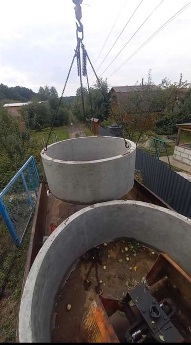 Монтаж каналізаційних колодців кілька годин, вигрібна яма, сливная яма