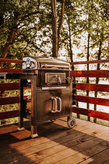 Domek na Mazurach z prywatna linia brzegowa.