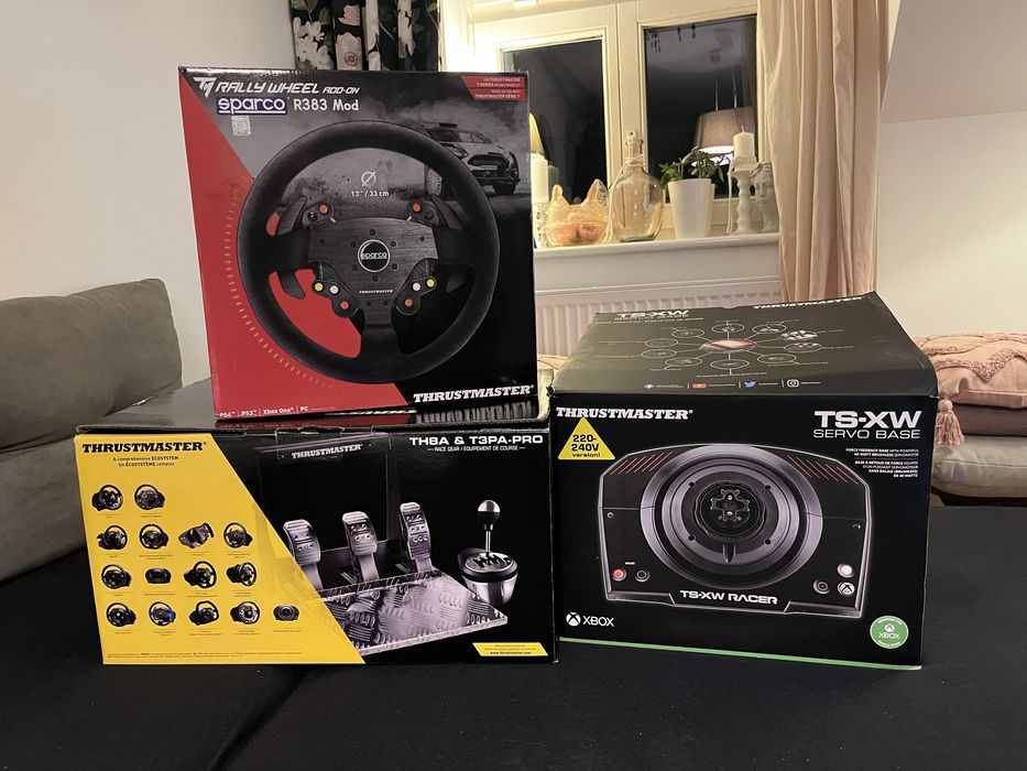 ! OKAZJA! kierownica thrustmaster cały zestaw