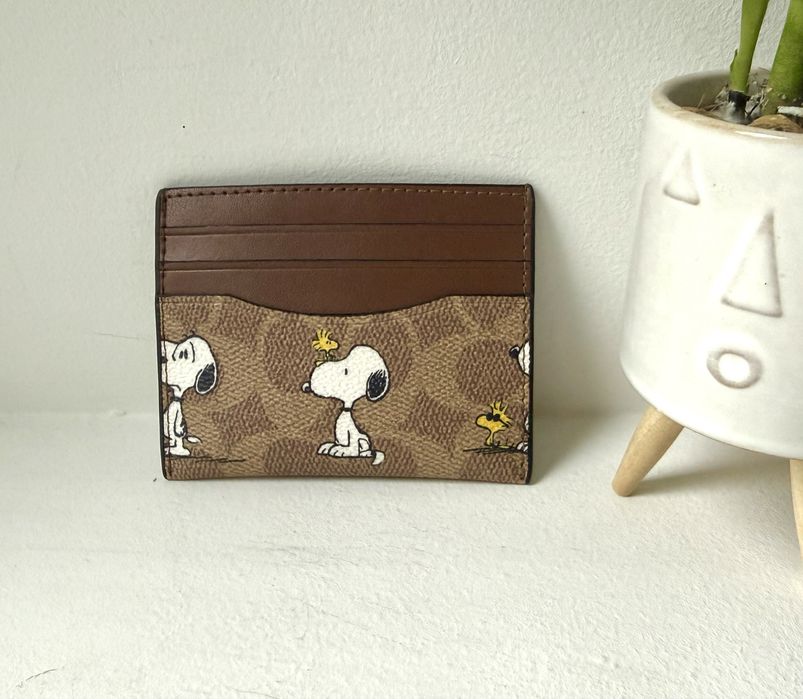 Coach x Peanuts Porta Cartões