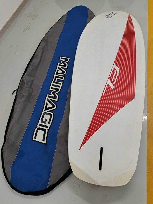 Windsurf prancha Exocet 73 vela Gaastra 8.0, Freerace kit completo