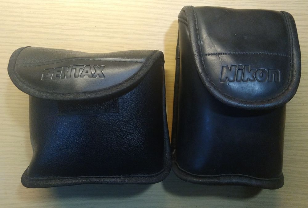 Binóculos Nikon e Pentax