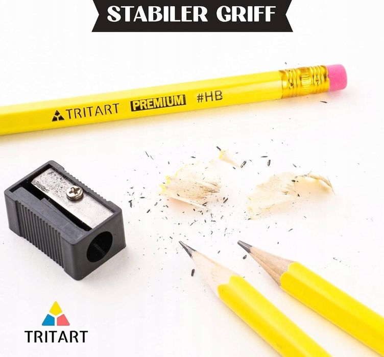 Tritart 50 x ołówek HB z gumką
