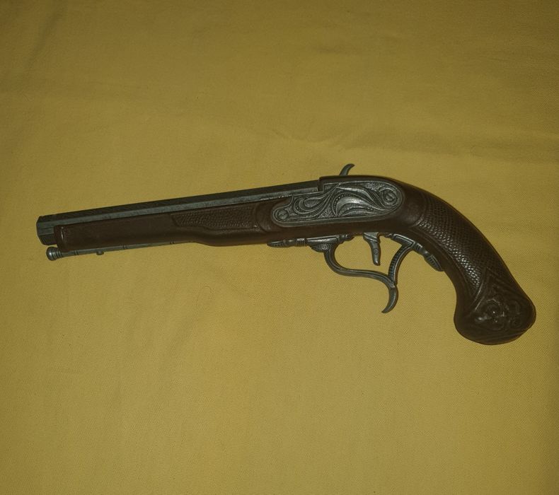 Réplica de Pistola Antiga "Hadley 1760 London" - Decorativa