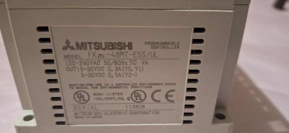 ПЛК Mitsubishi FX2N-48MТ-ESS/UL