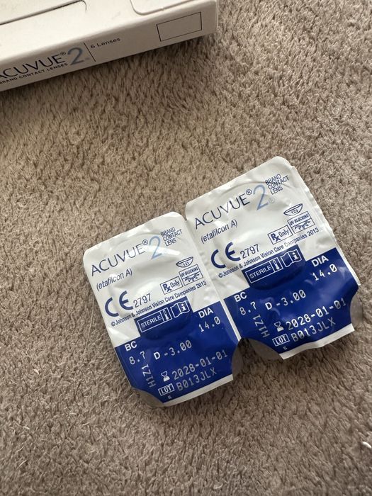 soczewki kontaktowe Acuvue 2 blistry