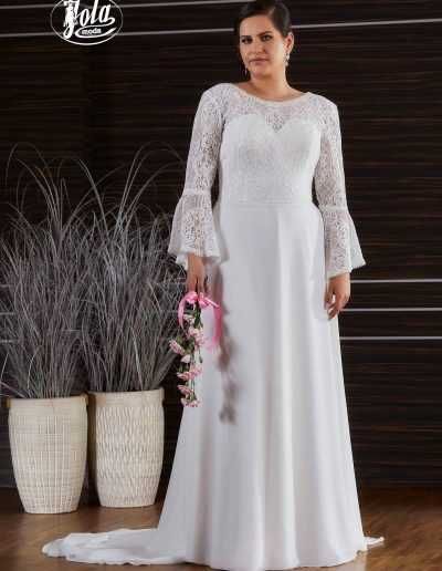 Sukienka Ślubna Ecru size plus