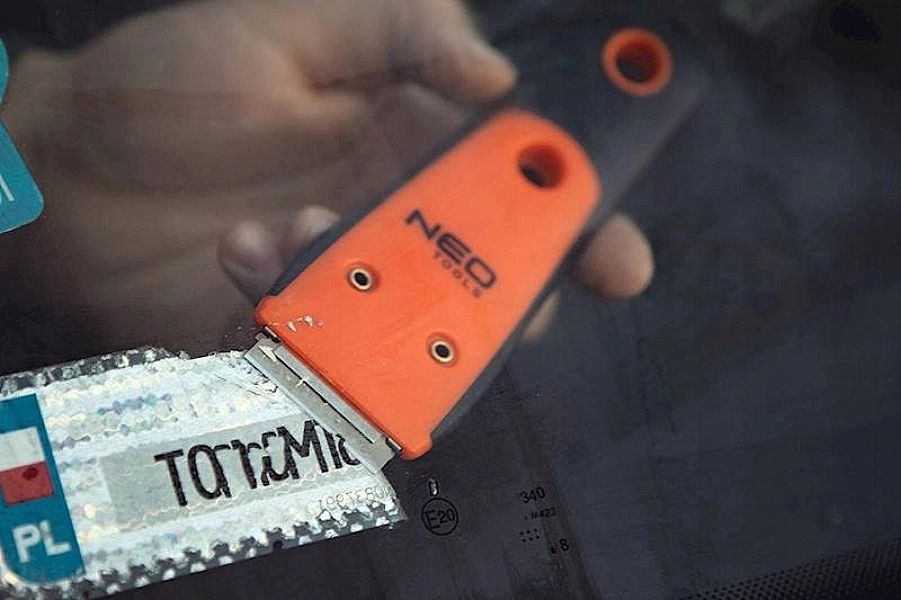 Skrobak Do Usuwania Farby, Naklejek, Etykiet Z Szyb, Płytek, Drewna, M