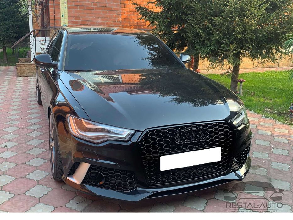 Передній бампер Audi A6 C7(2011-14) Стиль RS6|Бампер Ауді А6 С7 Тюнінг