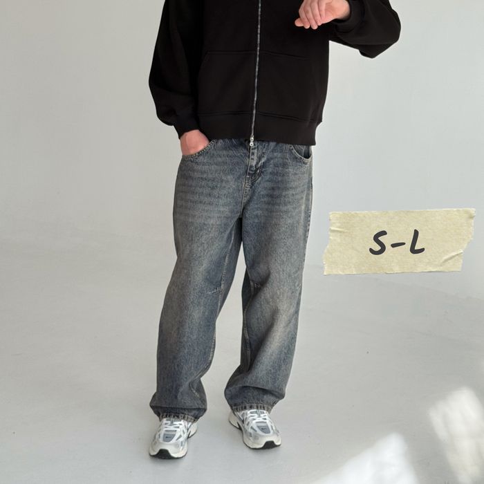 Джинси baggy jeans vintage чоловічі, широкие джинсы мужские rap sk8 M