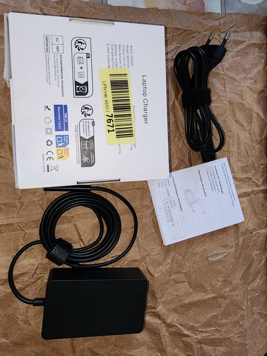 Зарядний блок MDSF65 65Вт, 15В, 4А Microsoft Surface