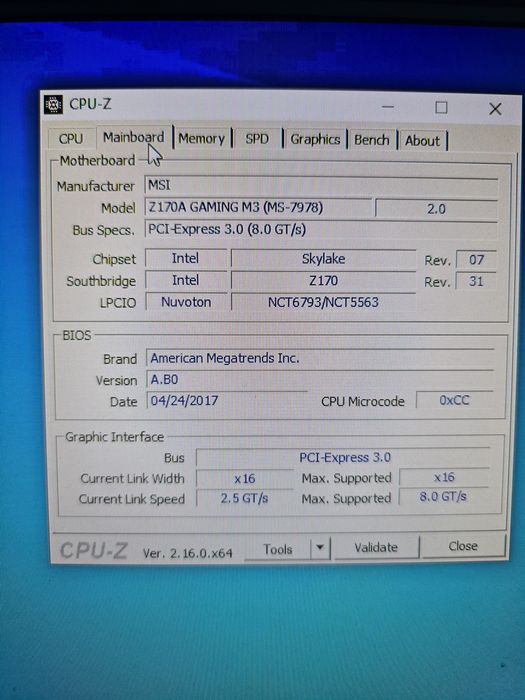 Komputer 1070 msi, intel core i5 6600k, z170A msi,ddr4 kingston 8gb