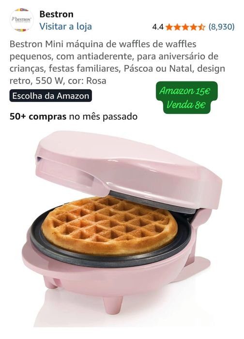 Cafeteira, sanduicheira e mini maquina de waffles