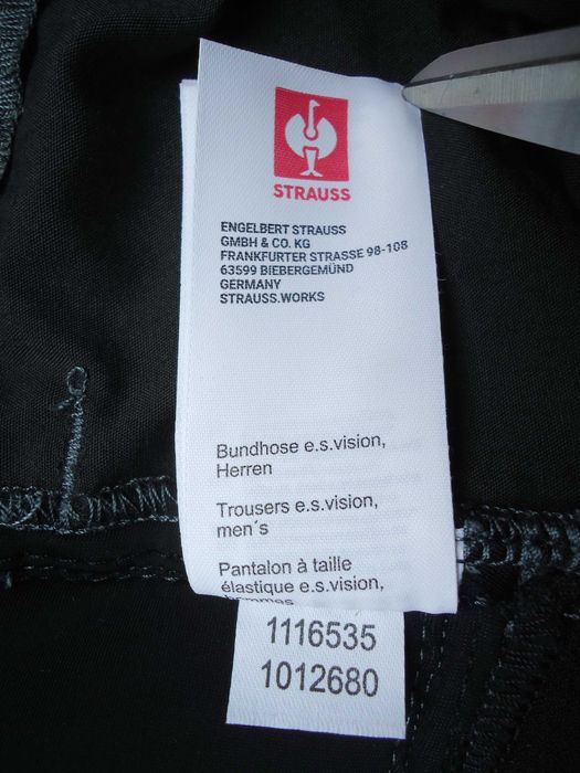 штаны брюки рабочие Engelbert Strauss Trousers e.s.vision Mens Grey 52