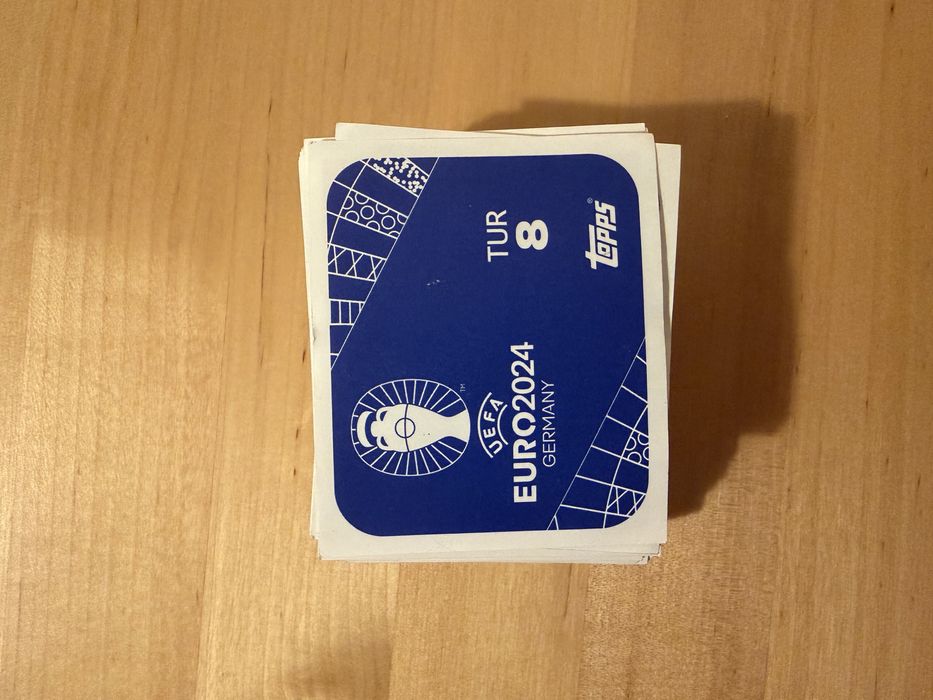 Cromos coleção Topps Euro 2024