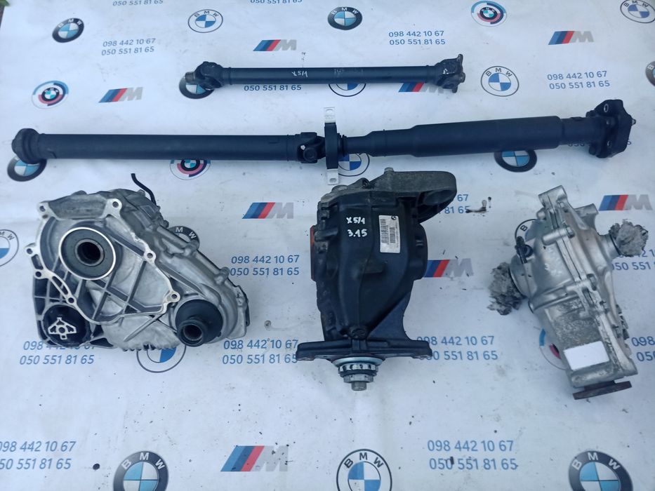 Редуктор роздатка BMW X5 E70 E71 F15 кардан карданный вал мост міст