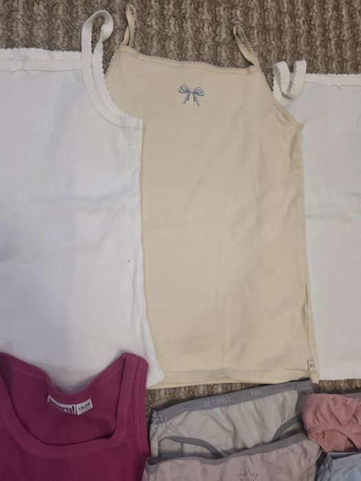 Набор белья для девочки 7-9лет топ майка zara