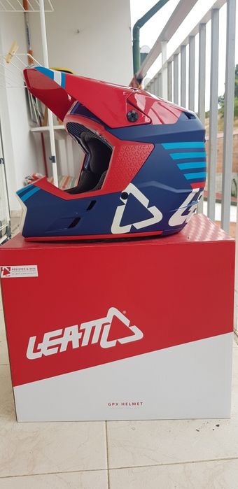 Capacete leatt / óculos 100%
