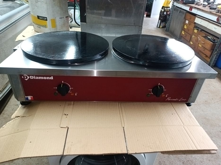 Crepeira Industrial dupla