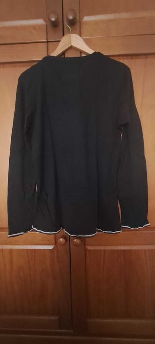 Sweatshirt preta Pull&Bear