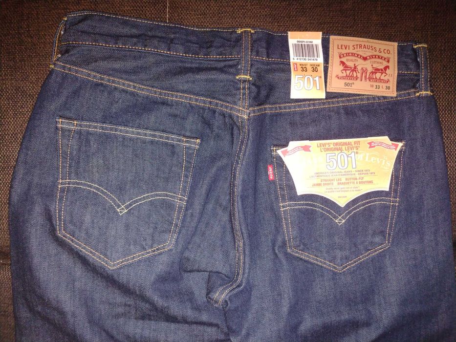 Nowe Spodnie Levi's 501 W33 L30