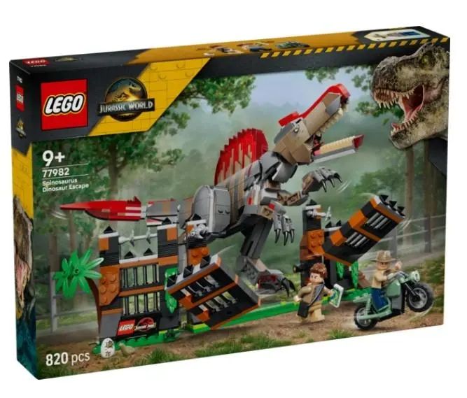 LEGO(R) JURASSIC WORLD 77982 Spinosaurus Escape. Nowy Produkt