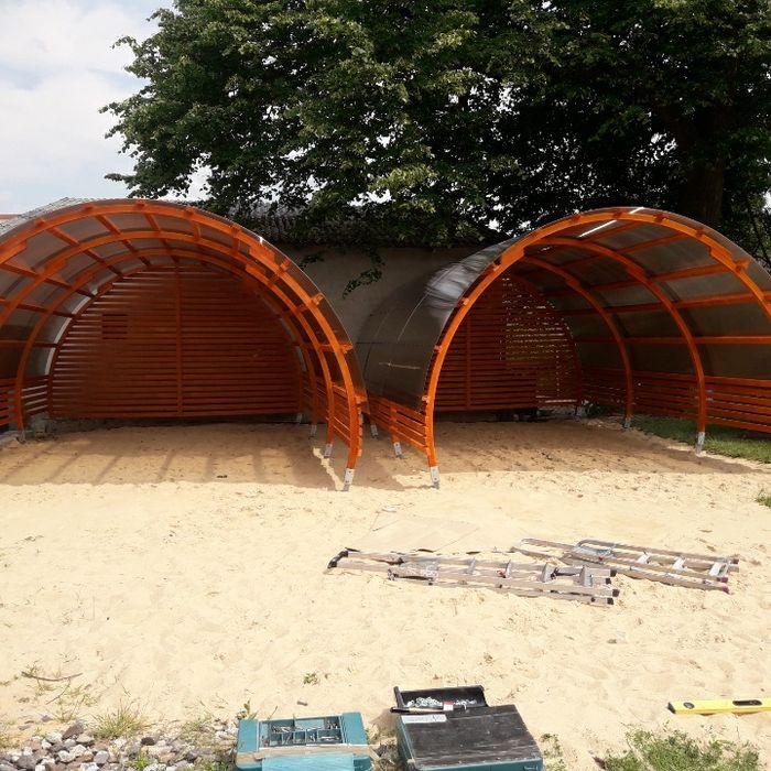 DREWUTNIA, Zadaszenie,Altana