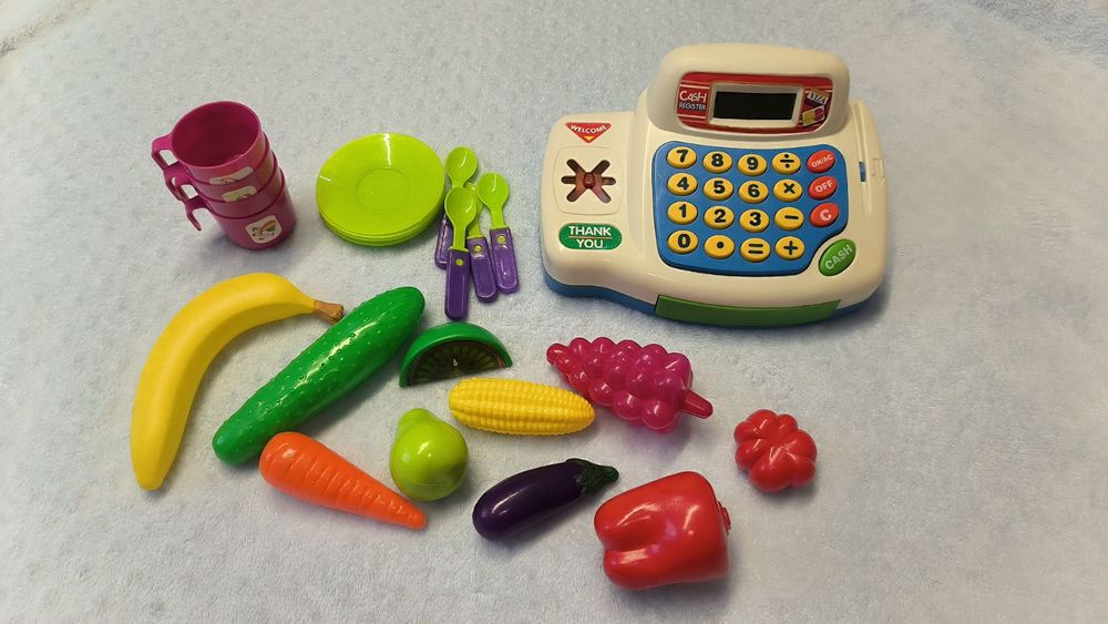 Касовий апарат магазин посудка овочі