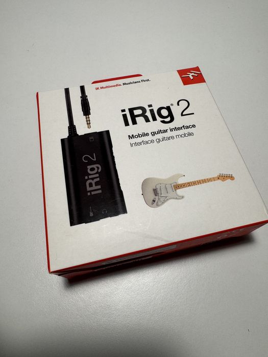 Interface de Áudio iRig 2 IK Multimedia (Para Guitarra/Baixo)