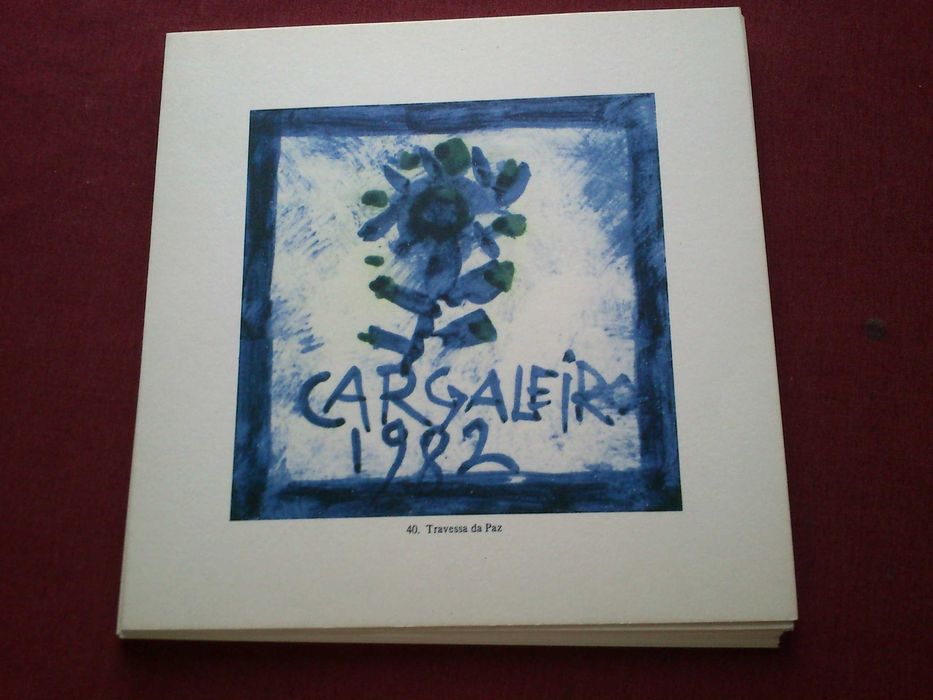 Catálogo-Exposição de Azulejos de Cargaleiro-Galeria S. Mamede 1982/83