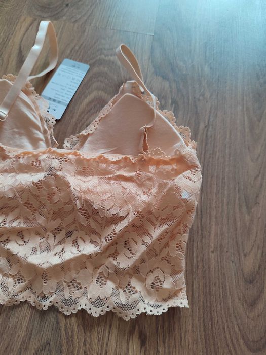 Komplet bielizny nowa koronkowa biustonosz stanik majtki rozmiar S
