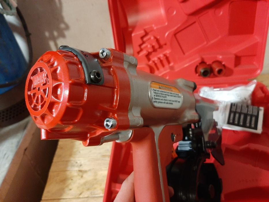 MAX PowerLite HN120 osadzak do betonu stali gwoździarka wysokociśnieni