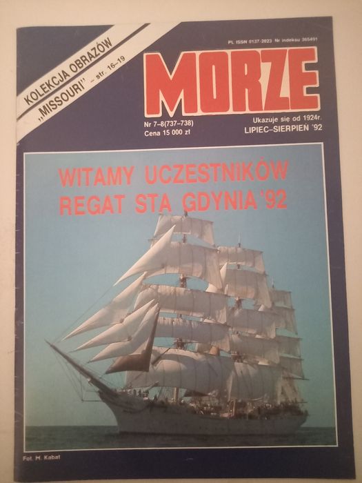 Morze 7-8/1992 (737-738)