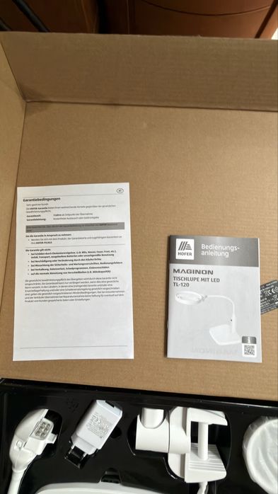 Lampa z lupą LED Maginon TL-120 1.8x/3.3x NOWA