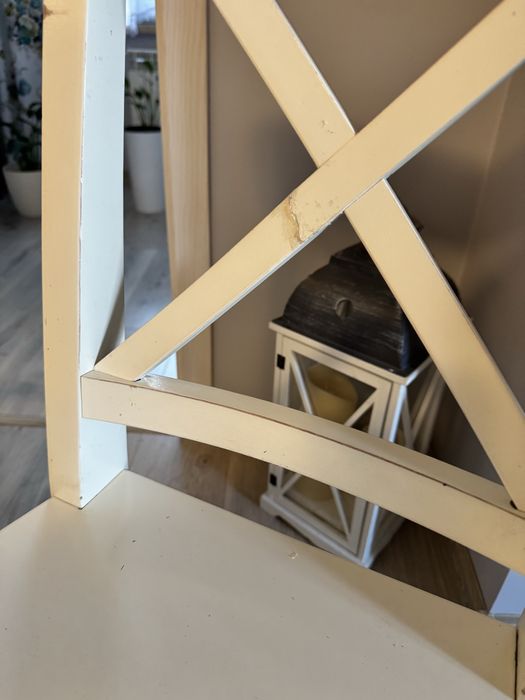 Zestaw 5 krzeseł drewnianych Ikea ROSENTORP