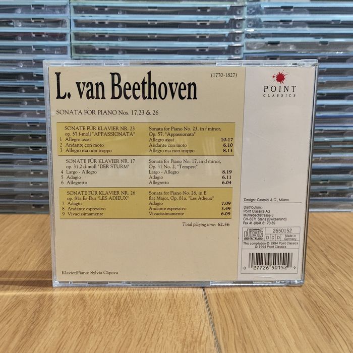 Beethoven Sonata For Piano Nos.17,23 & 26