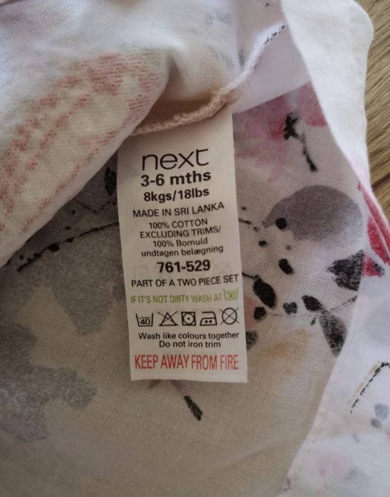 3 koszulki na lato dla dziewczynki 68