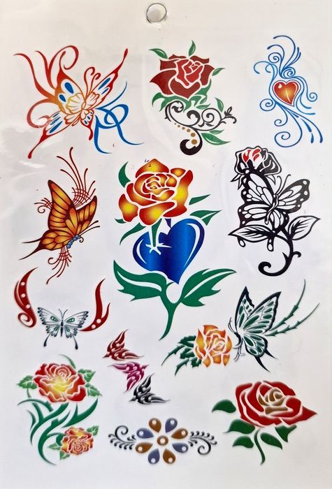 Tatuaże zmywalne tymczasowe