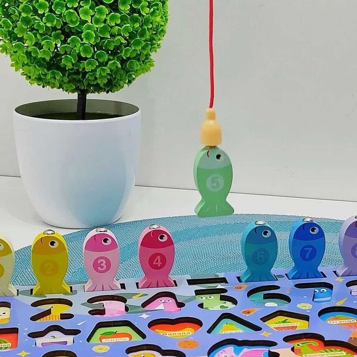 Логічна дошка WToys логисечкая доска лабіринт магнітна рибалка (53482)