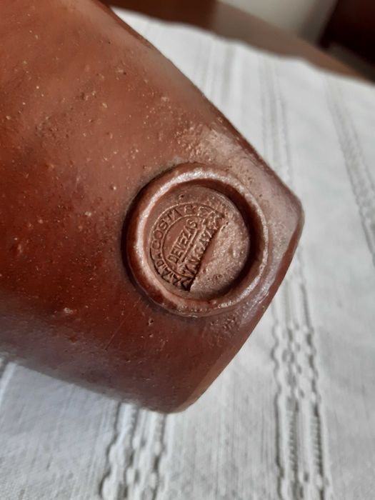 Garrafa de grés A.A.Costa (Portugal) séc. XIX