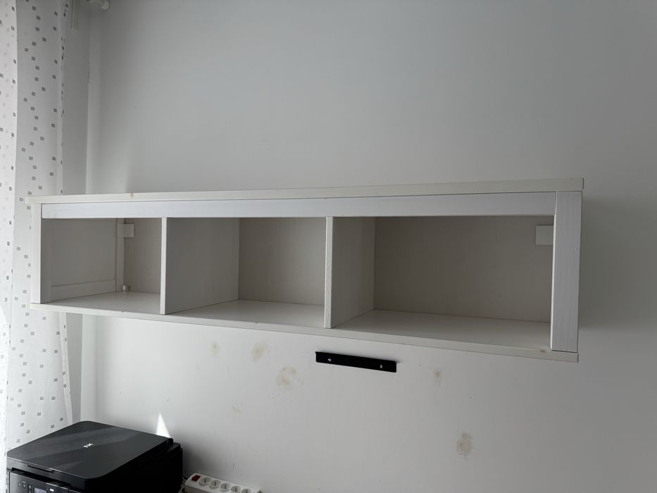 Półka ścienna Hemnes Ikea biała 148x37 cm