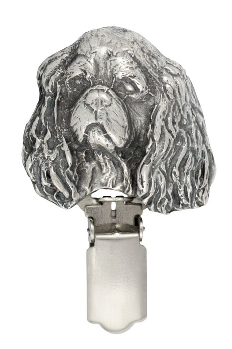 Hovawart clipring posrebrzany w pudełku Art-Dog