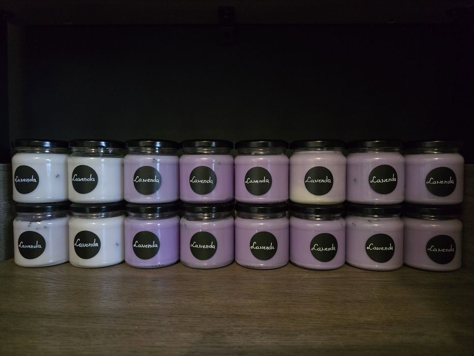 Świece Sojowe Lawenda 200ml