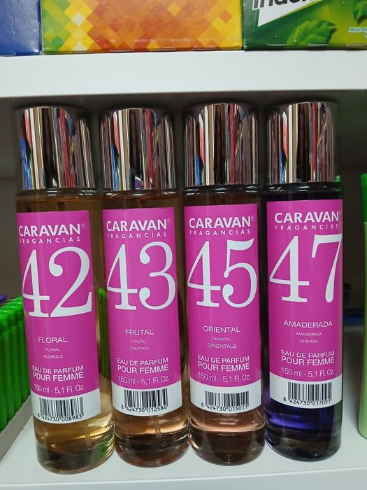 Perfumes genéricos dos originais marca caravan