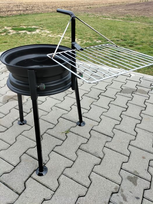 Grill z felgi składany