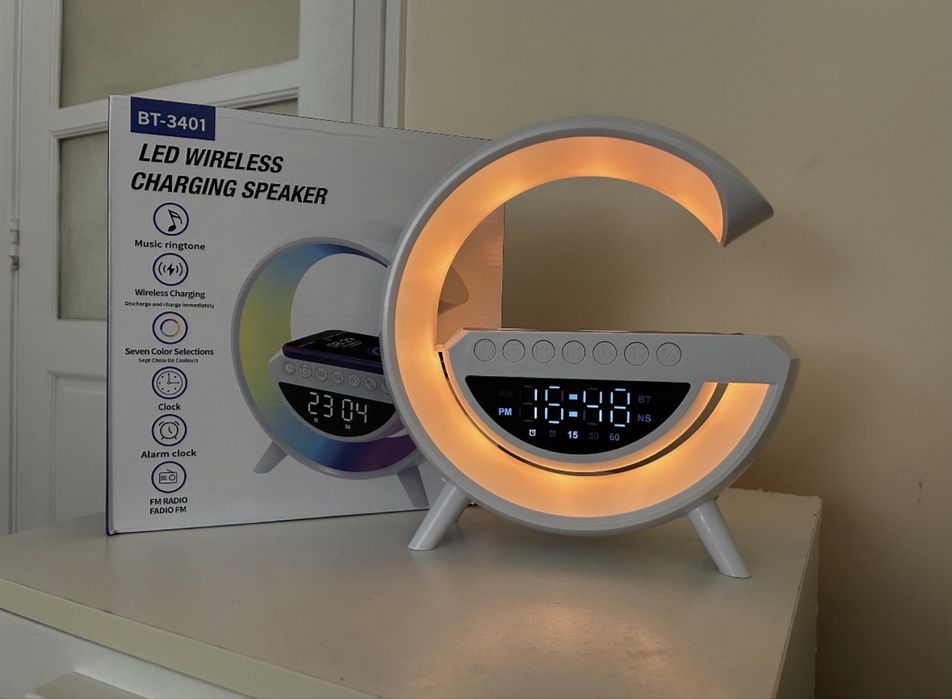 Led Wireless Charging Speaker novo