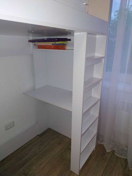 Ліжко двоярусне дитяче +матрац (двоповерхове)